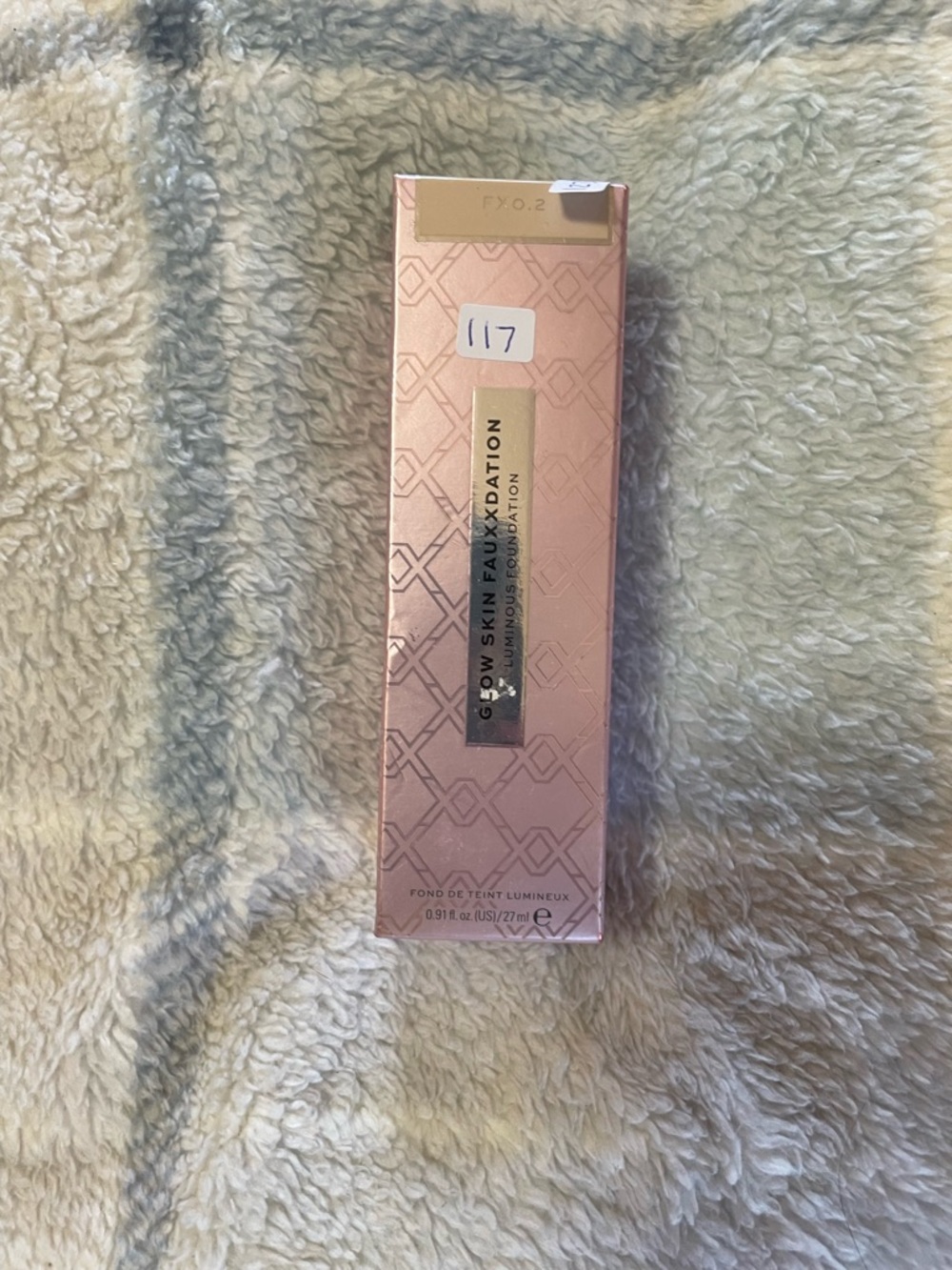 Revolution Glow Skin Fauxx-dation Liquid Foundation - Rose Gold Packaging